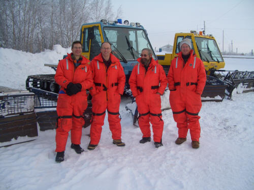 (l-r): Drs. Michael Goldstein, Thomas Douglas, Matthew Sturm, and Henry Huntington